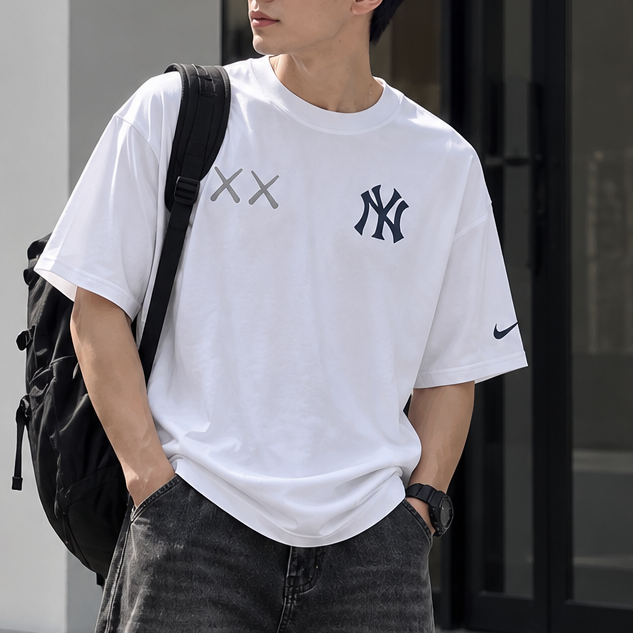 MLB X KAWS X Nike New York Yankees Tee White