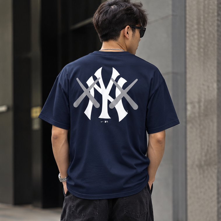 MLB X KAWS X Nike New York Yankees Tee Navy