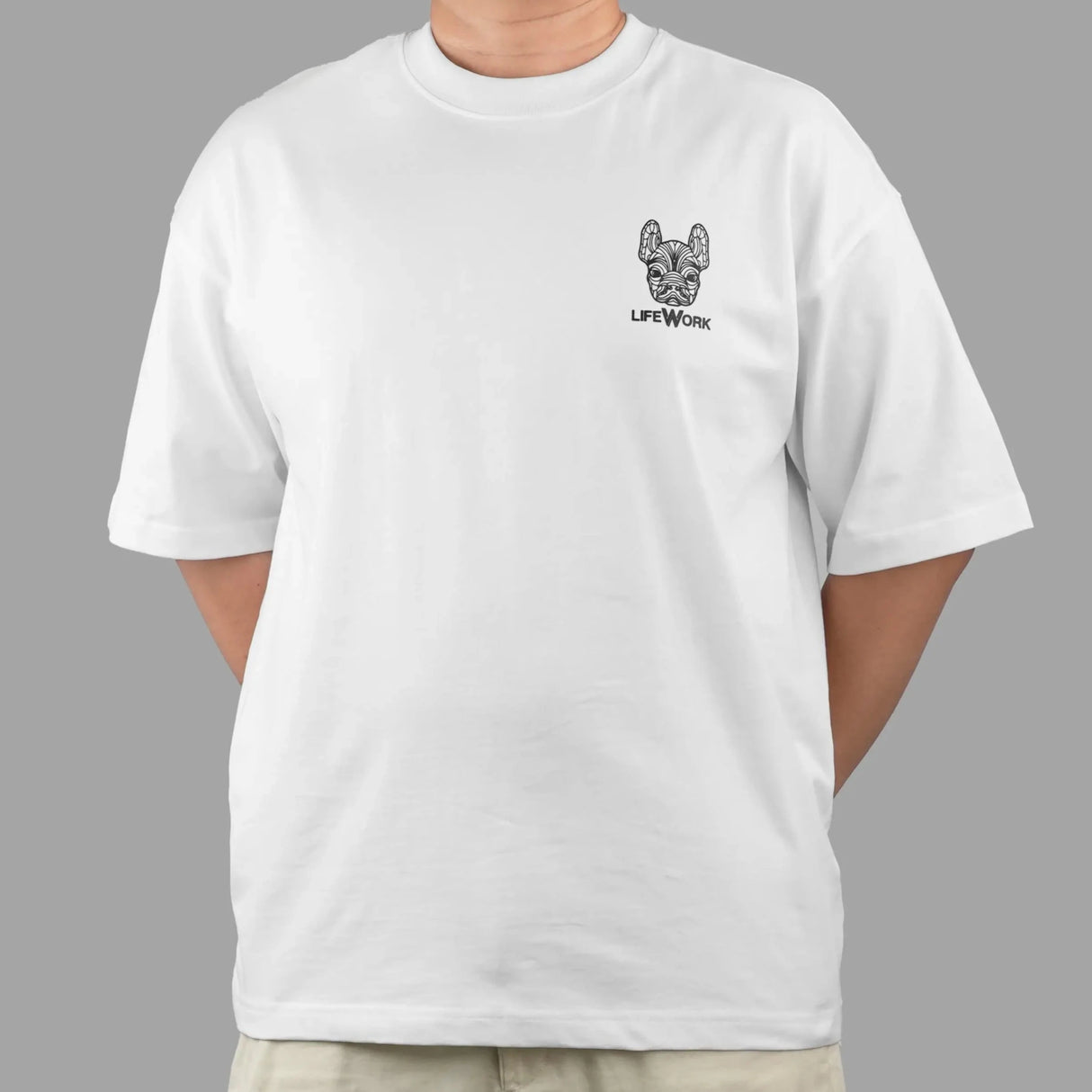 LifeWork 2PACK Basic Black And White Tee (With Pouch) LIFEWORK LIFEWORK - originalfook singapore