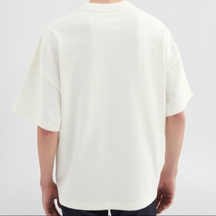 Jil Sander Signature Logo Tee Porcelain - ORIGINALFOOK