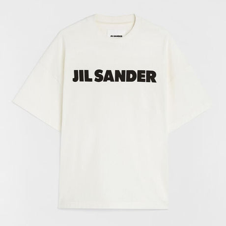Jil Sander Signature Logo Tee Porcelain - ORIGINALFOOK