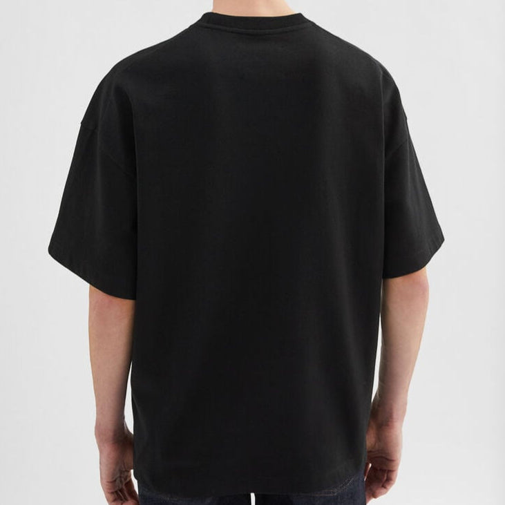 Jil Sander Signature Logo Tee Black - ORIGINALFOOK