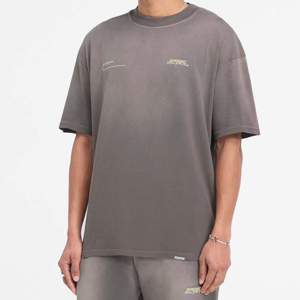 Represent Patron Of The Club Tee Washed Olive REPRESENT REPRESENT - originalfook singapore
