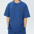 LifeWork Square Logo Patch Tee Blue lifework lifework - originalfook singapore