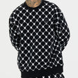 LifeWork Grey Monogram Crewneck Black LIFEWORK LIFEWORK - originalfook singapore