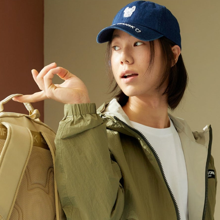 LifeWork Bulldog Baseball Cap Dark Denim lifework lifework - originalfook singapore