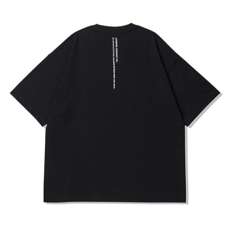 LifeWork Patch Logo Tee Black lifework lifework - originalfook singapore