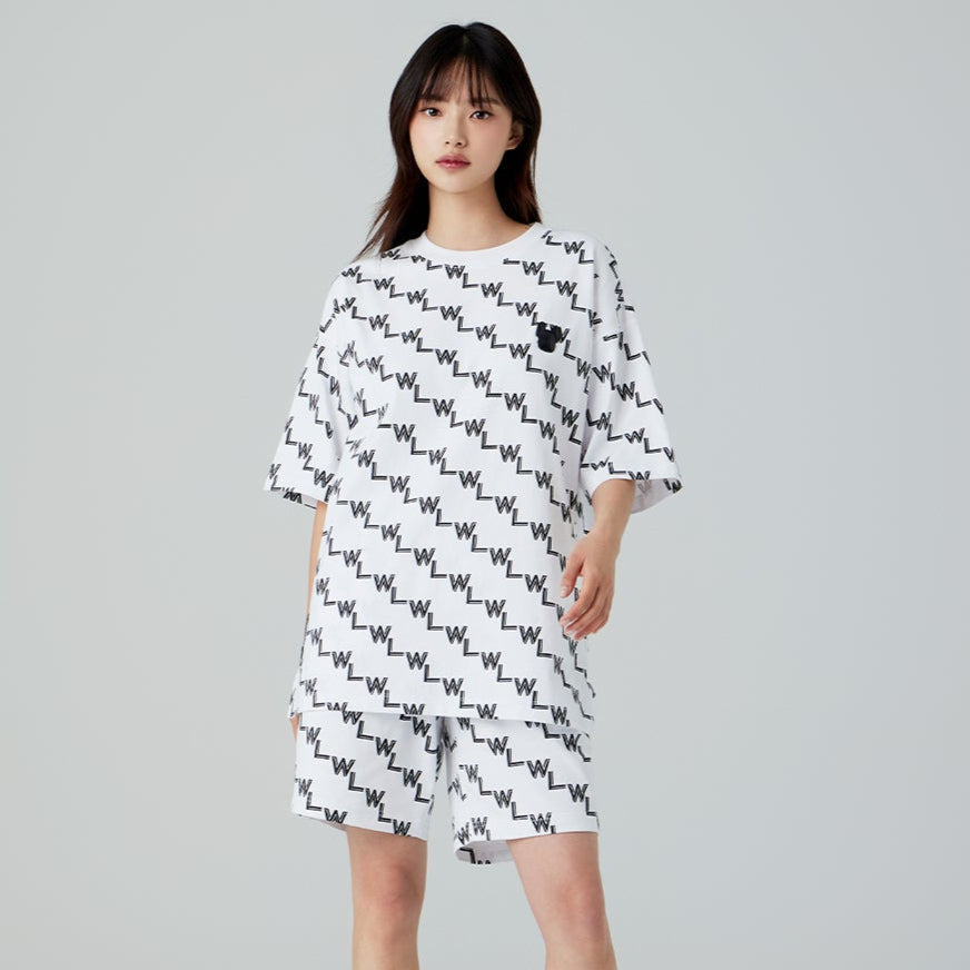 LifeWork Blend Monogram Tee White LIFEWORK LIFEWORK - originalfook singapore