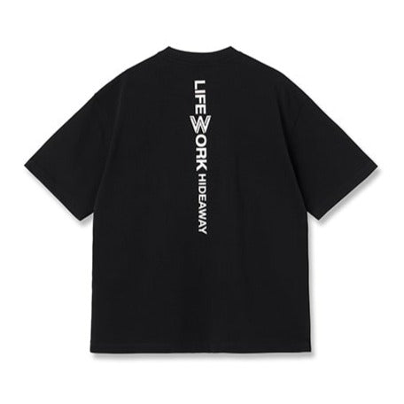 LifeWork Basic W Logo Tee Black lifework lifework - originalfook singapore