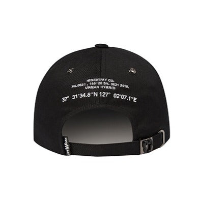 LifeWork Hoodie Dog Embroidered Baseball Cap Black lifework lifework - originalfook singapore