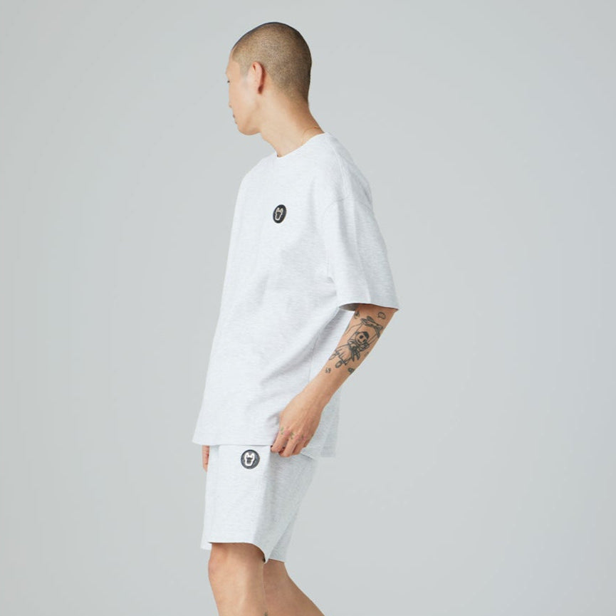 LifeWork Round Logo Shorts Grey LIFEWORK LIFEWORK - originalfook singapore