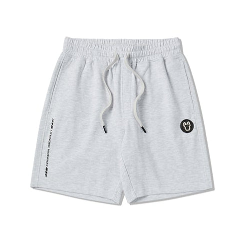 LifeWork Round Logo Shorts Grey LIFEWORK LIFEWORK - originalfook singapore