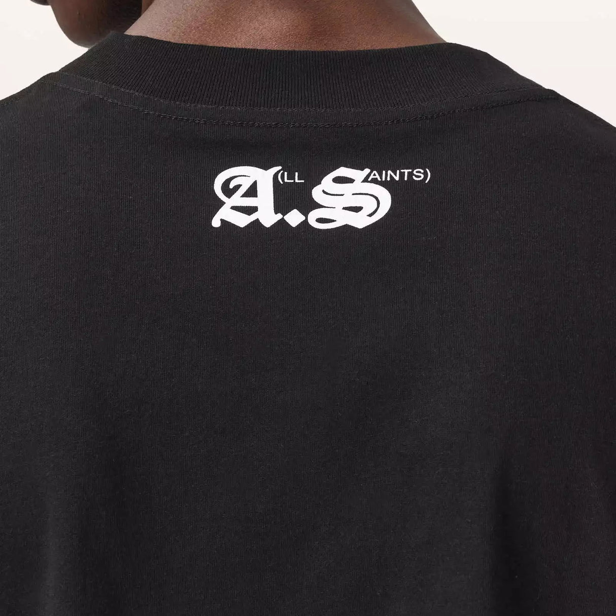 AllSaints Kindred Logo Tee Black (Boxy fit)