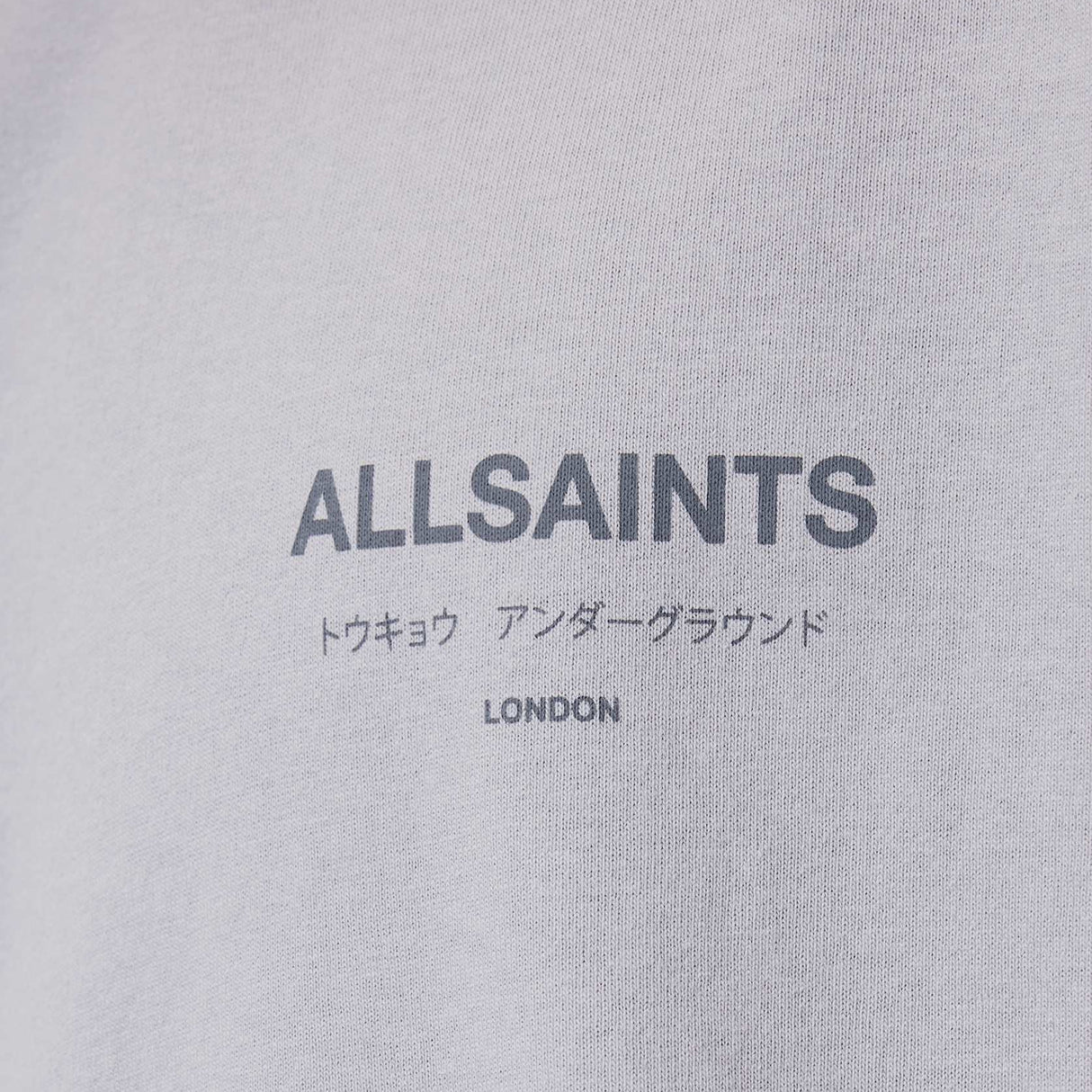 Allsaints Underground Logo Tee Machine Grey ALLSAINTS ALLSAINTS - originalfook singapore