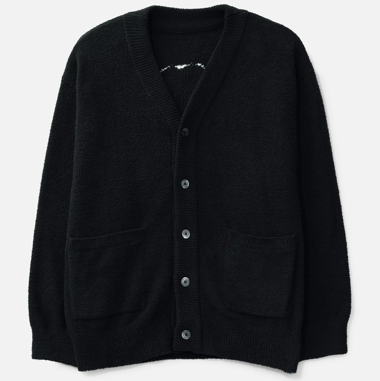 Mastermind World Lounge Cardigan Black White - ORIGINALFOOK