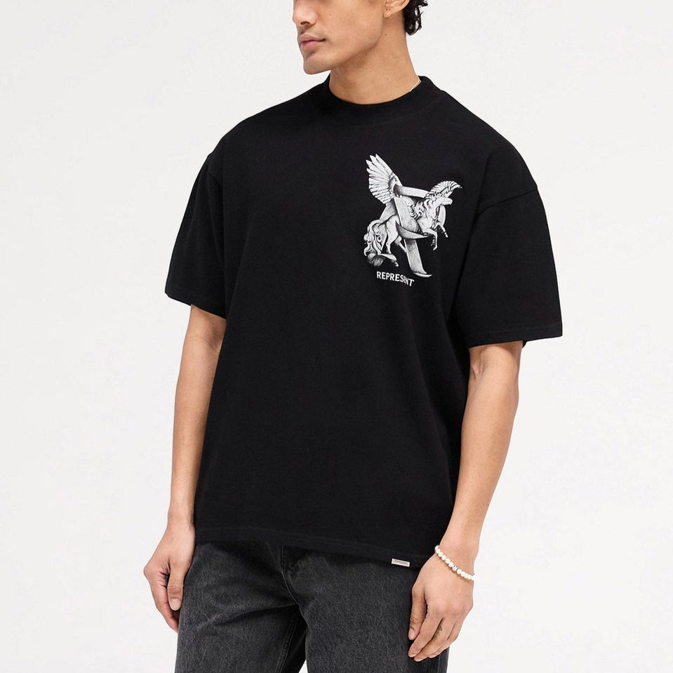 Represent Elegance In Motion Tee Black - ORIGINALFOOK