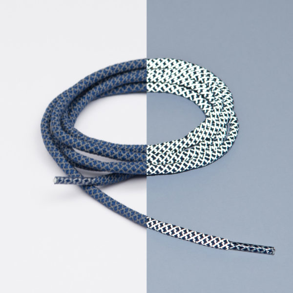 3M Reflective Rope Navy Shoelaces - ORIGINALFOOK