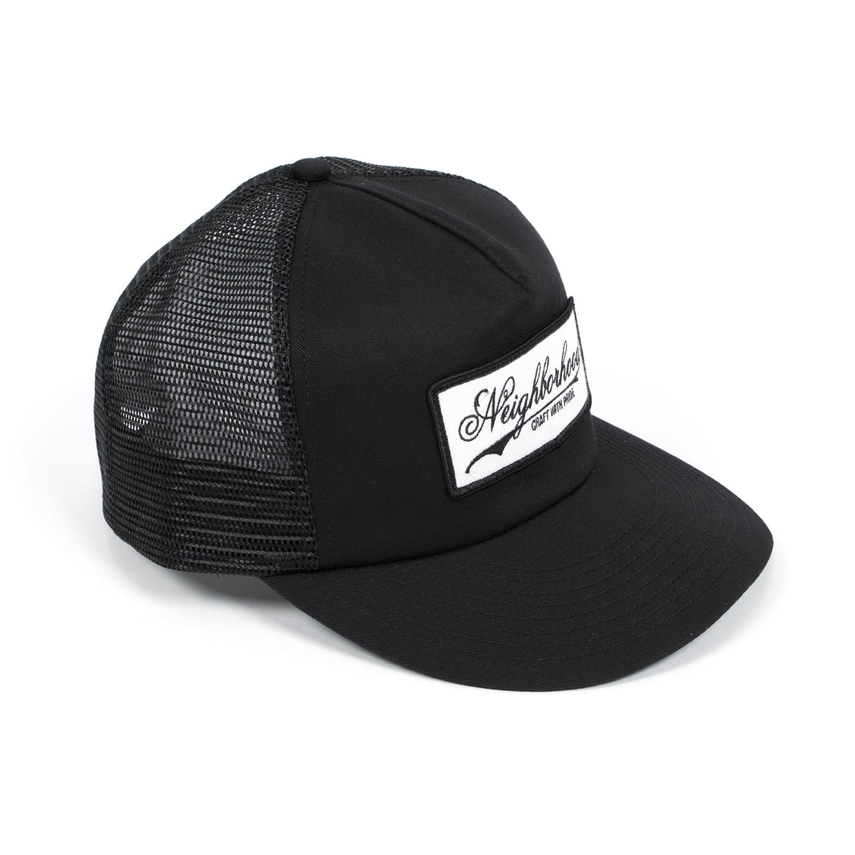 Neighborhood Patch Trucker Cap Black NEIGHBORHOOD NEIGHBORHOOD - originalfook singapore