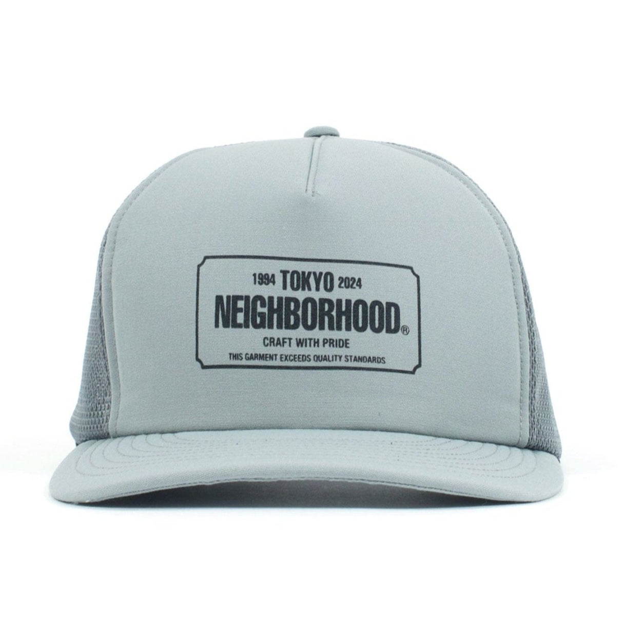 Neighborhood Bar Logo Trucker Cap Grey Neighborhood Neighborhood - originalfook singapore
