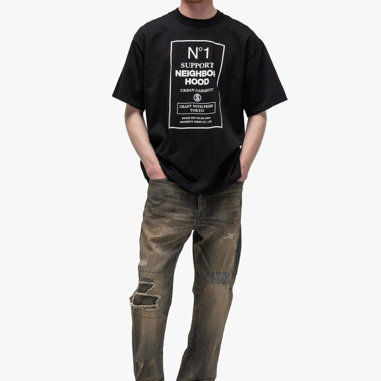 Neighborhood SS-15 N1 Tee NEIGHBORHOOD NEIGHBORHOOD - originalfook singapore