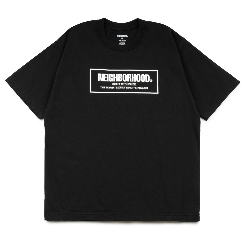 Neighborhood NH-1 SS Tee Black NEIGHBORHOOD NEIGHBORHOOD - originalfook singapore
