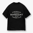 Represent Stamp Logo Black Tee - ORIGINALFOOK