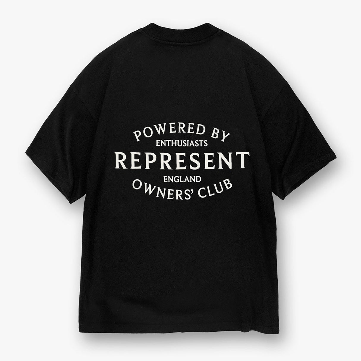 Represent Stamp Logo Black Tee - ORIGINALFOOK