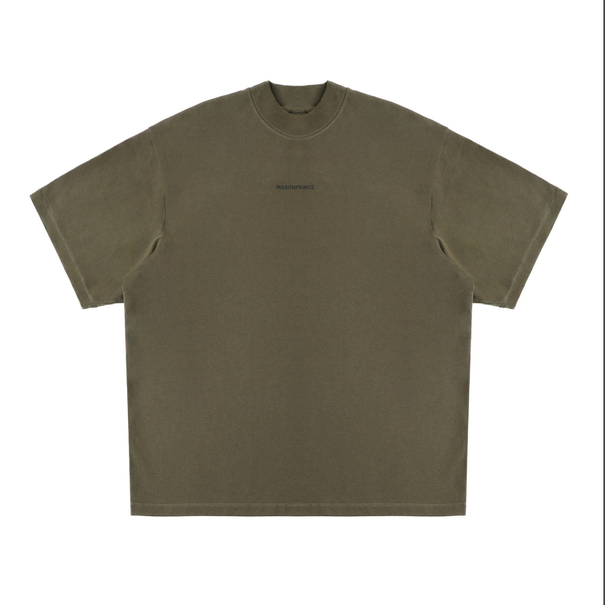 MASONPRINCE Reflective Oversized Tee Olive MASONPRINCE MASONPRINCE - originalfook singapore