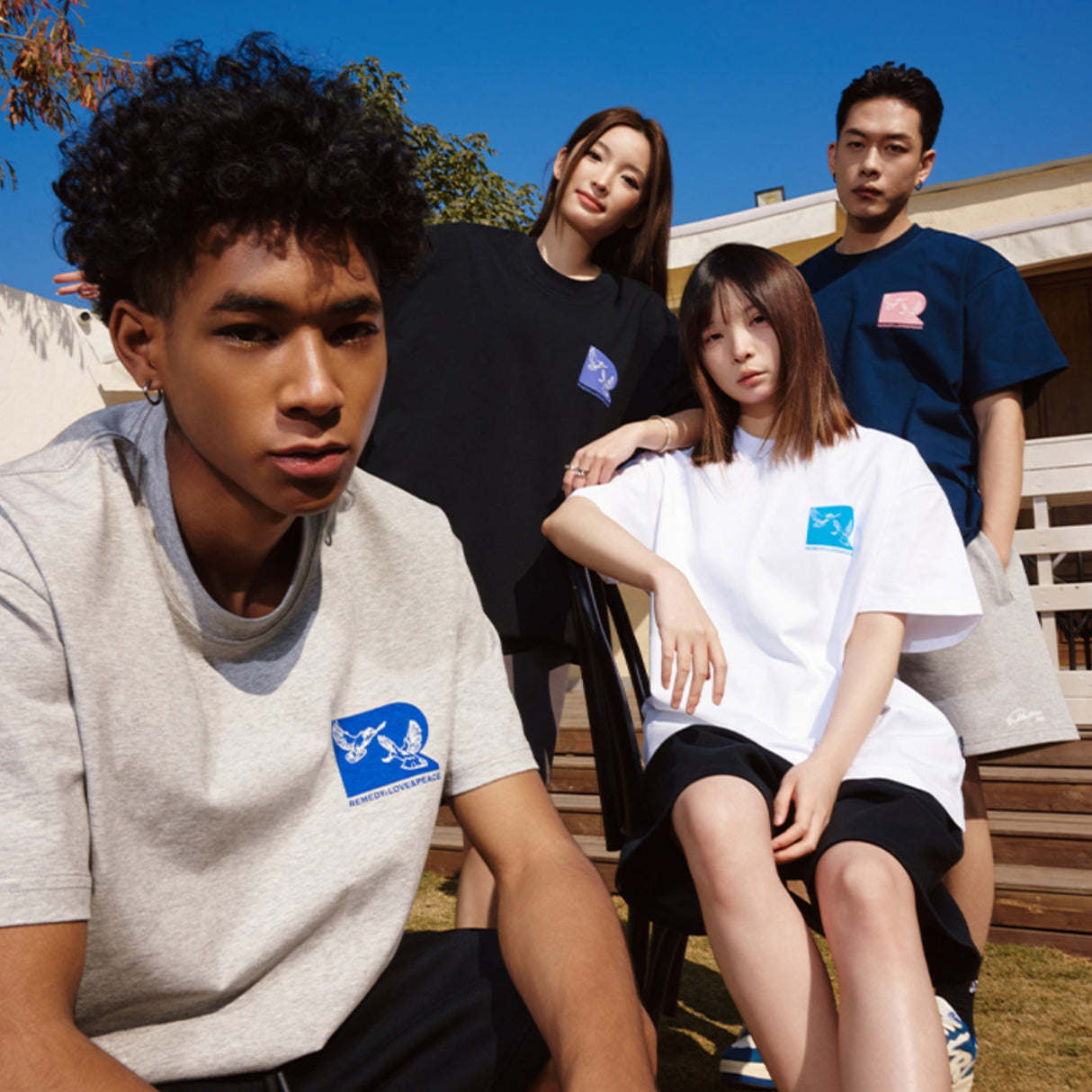 Remedy Love & Peace Tee Black REMEDY REMEDY - originalfook singapore