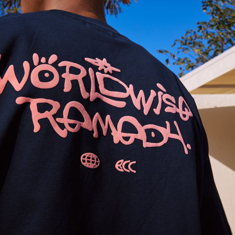 Remedy Worldwide Tee Navy - ORIGINALFOOK