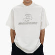 MasonPrince Outline Logo Tee White - ORIGINALFOOK