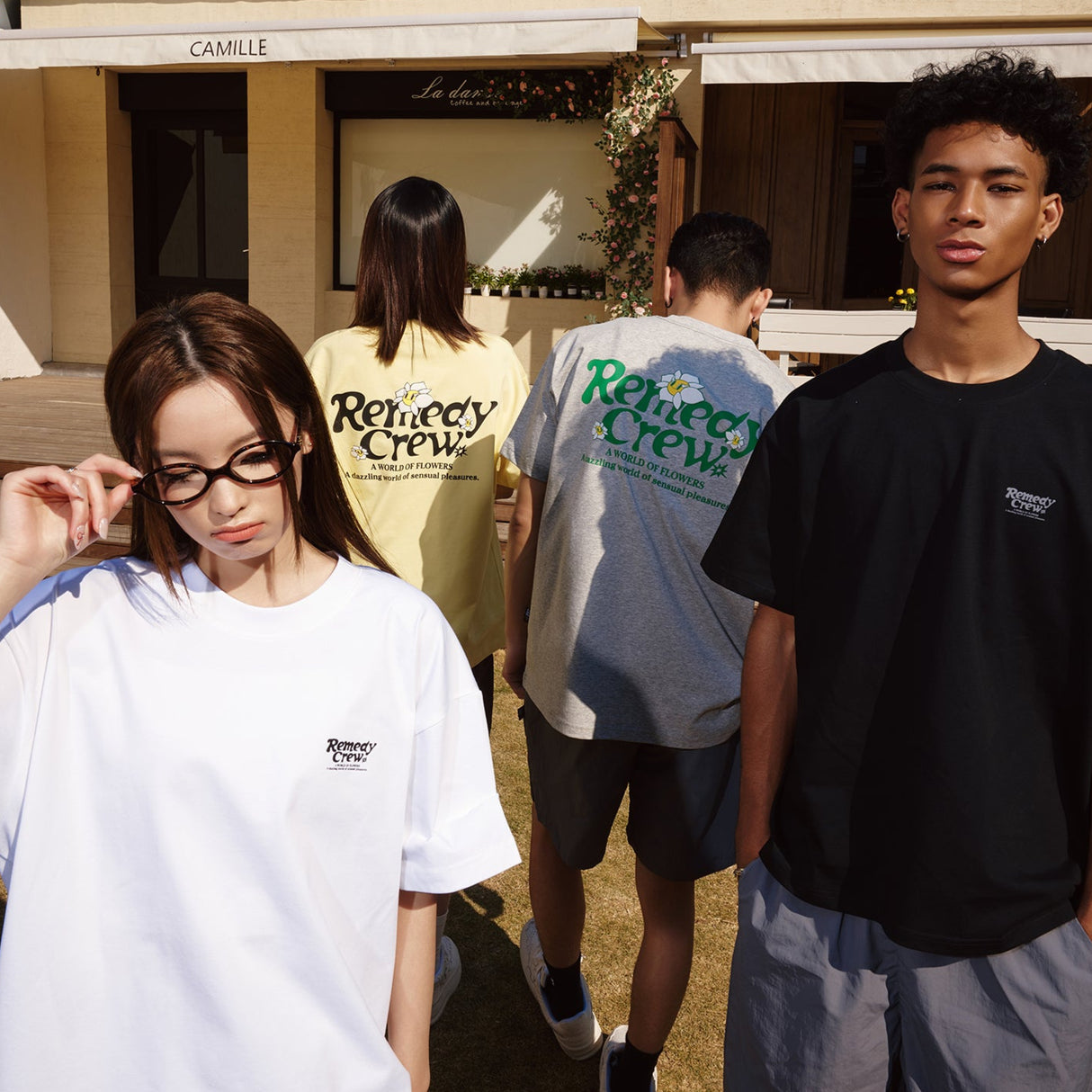 Remedy Flower Tee White REMEDY REMEDY - originalfook singapore