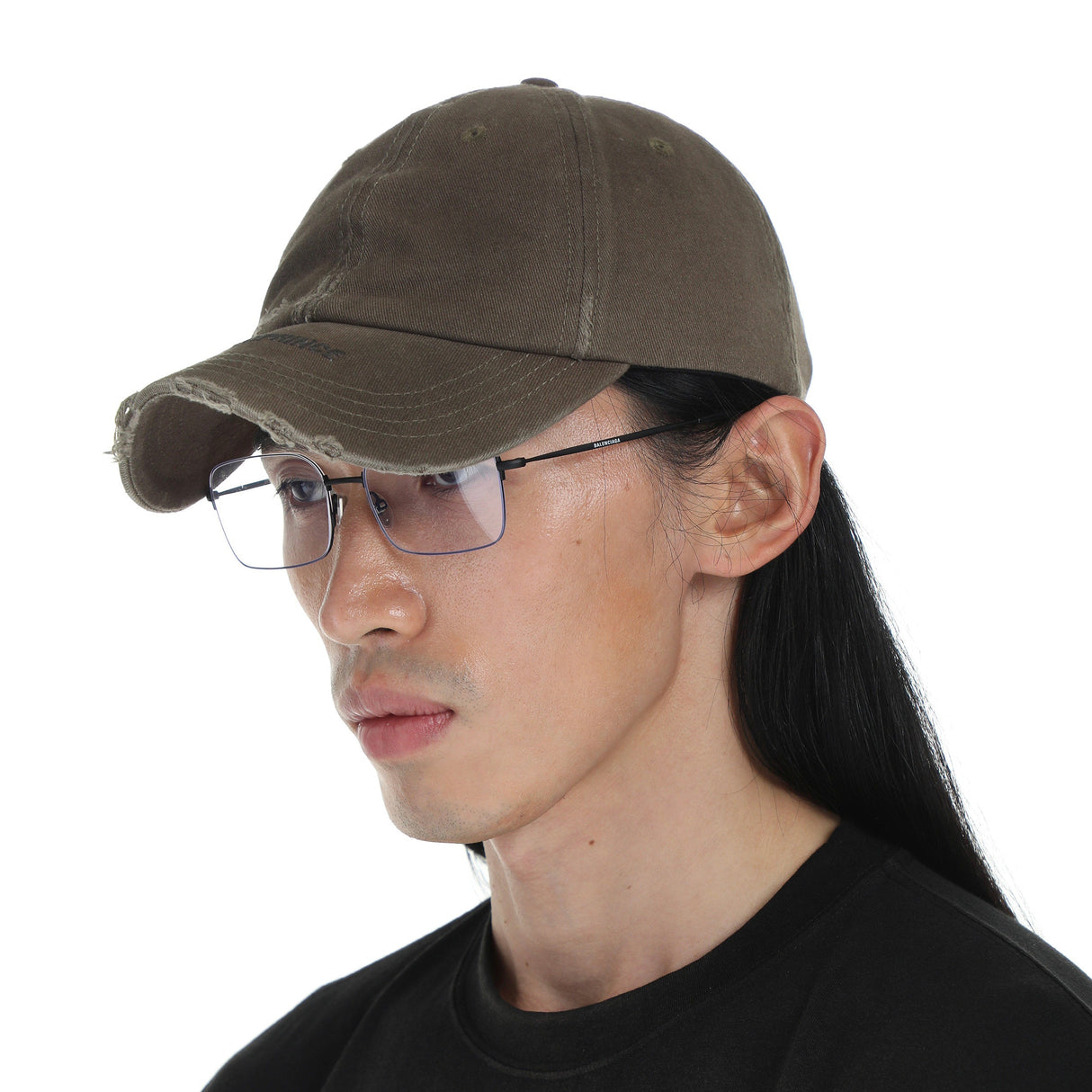 MasonPrince Embroidered Logo Cap Washed Olive