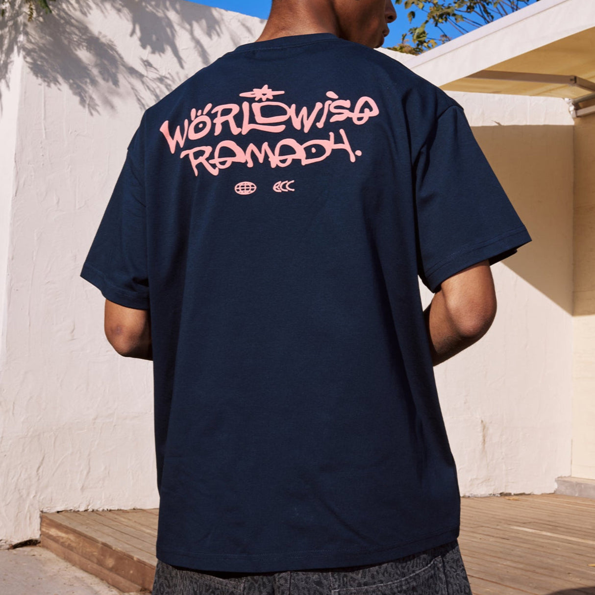 Remedy Worldwide Tee Navy - ORIGINALFOOK