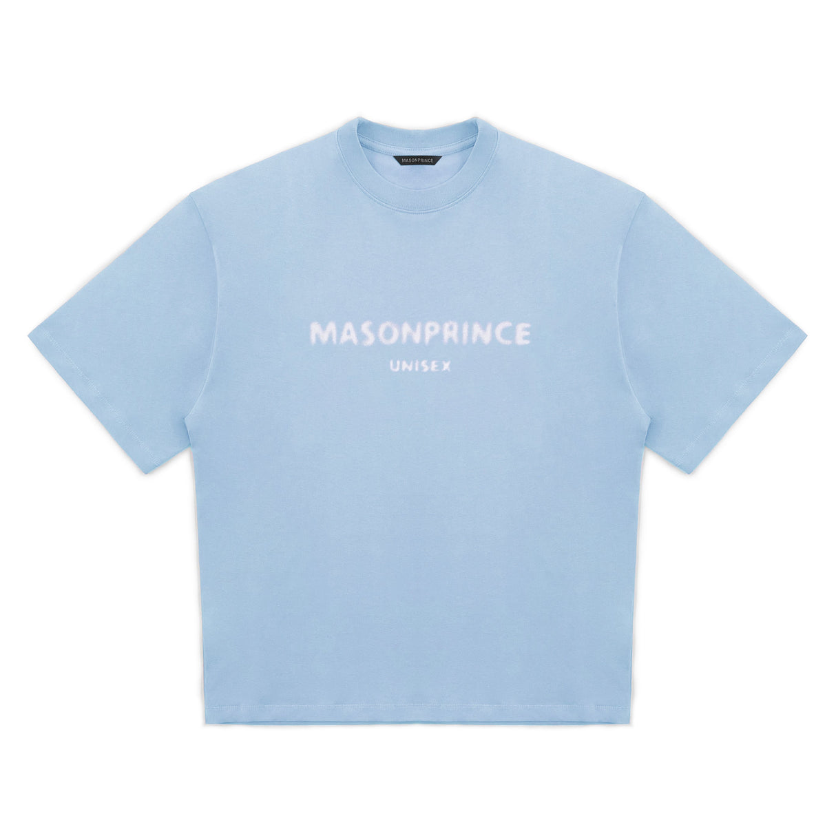 MASONPRINCE Classic Spray Logo Tee Sky Blue - ORIGINALFOOK