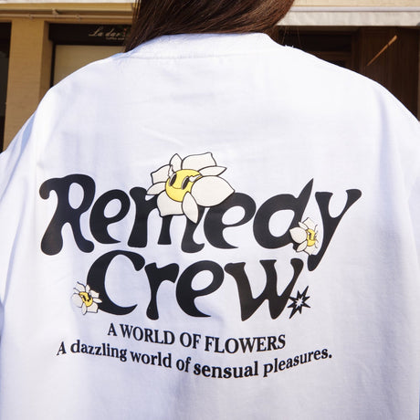 Remedy Flower Tee White REMEDY REMEDY - originalfook singapore