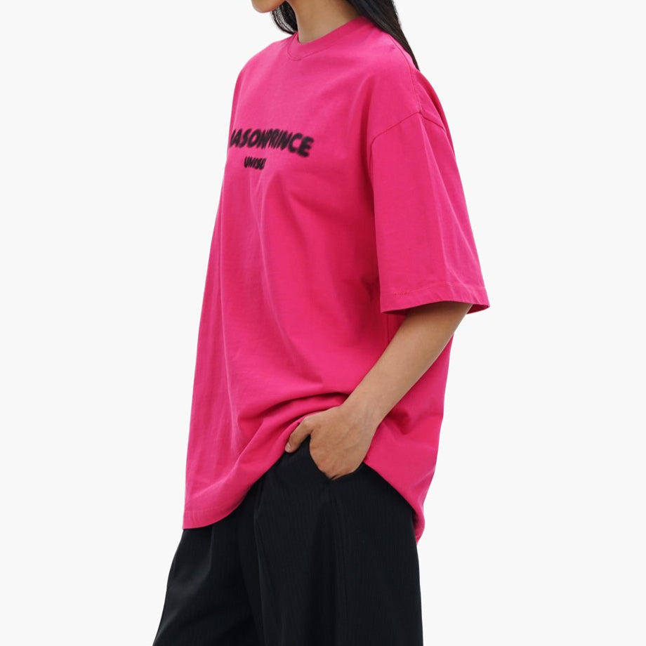 MASONPRINCE Classic Spray Logo Tee Pink - ORIGINALFOOK