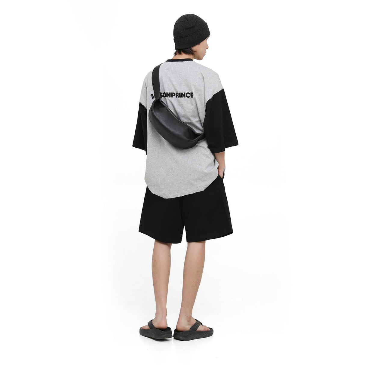 MASONPRINCE Signature Sweat Shorts Black MASONPRINCE MASONPRINCE - originalfook singapore