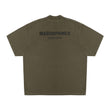 MASONPRINCE Reflective Oversized Tee Olive MASONPRINCE MASONPRINCE - originalfook singapore