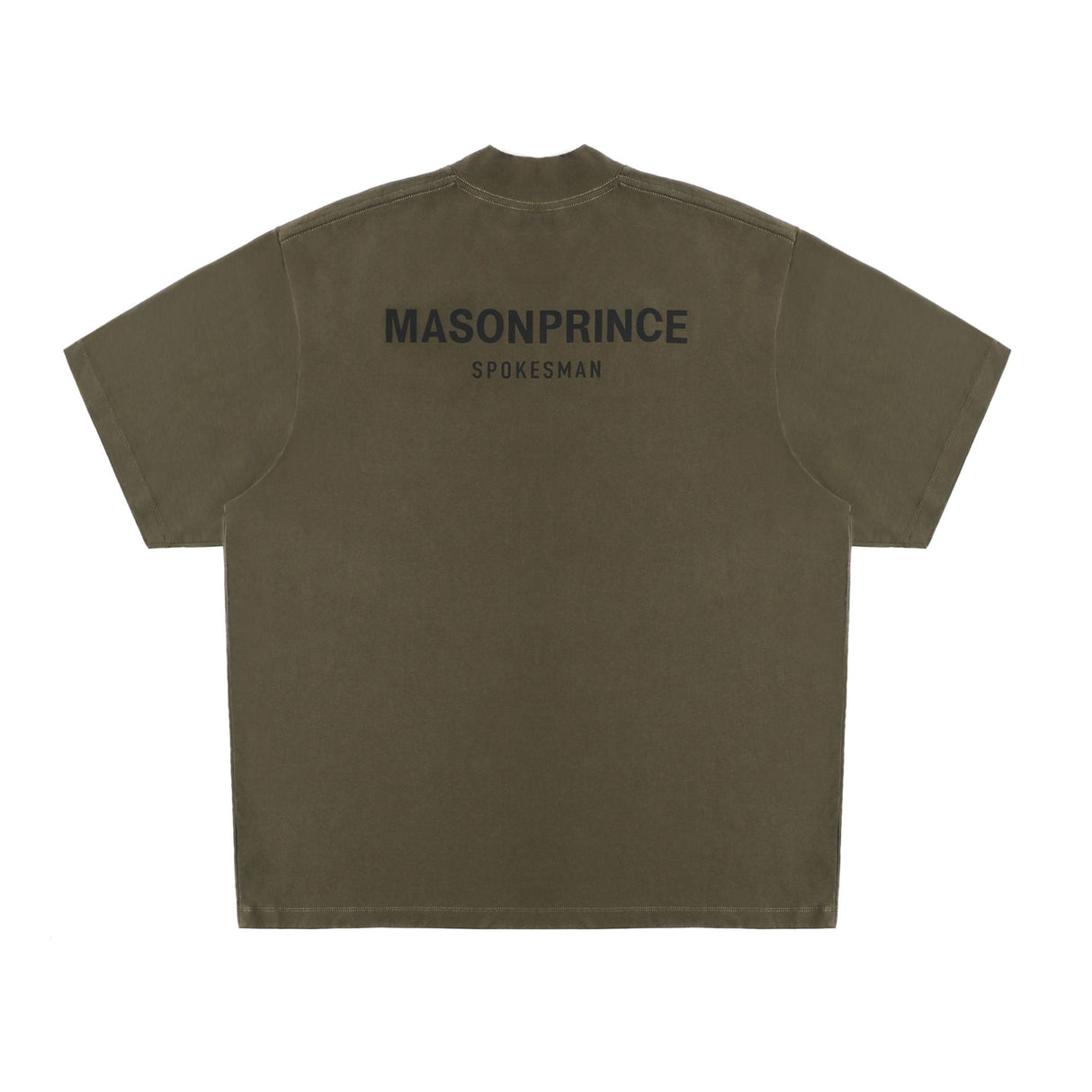 MASONPRINCE Reflective Oversized Tee Olive MASONPRINCE MASONPRINCE - originalfook singapore
