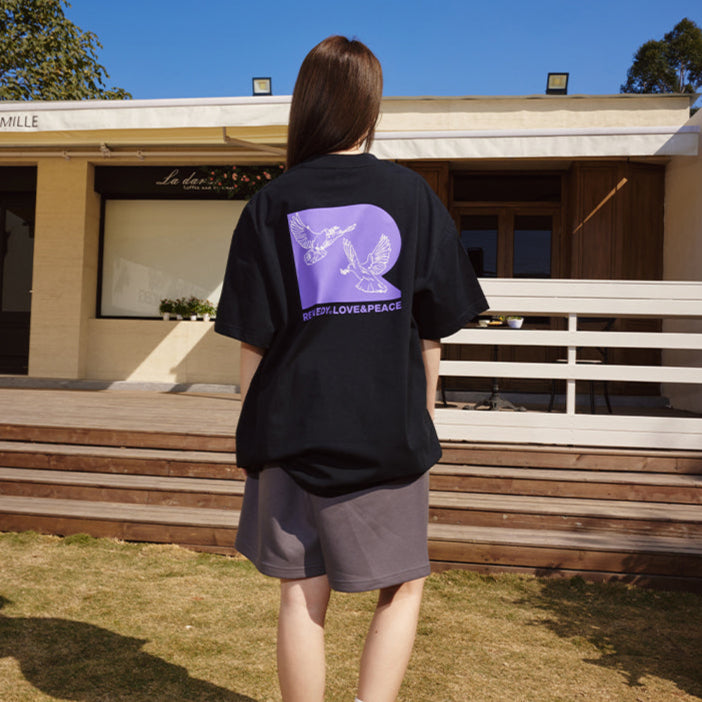 Remedy Love & Peace Tee Black REMEDY REMEDY - originalfook singapore