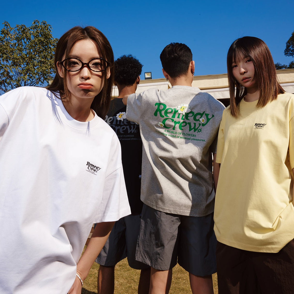 Remedy Flower Tee White REMEDY REMEDY - originalfook singapore