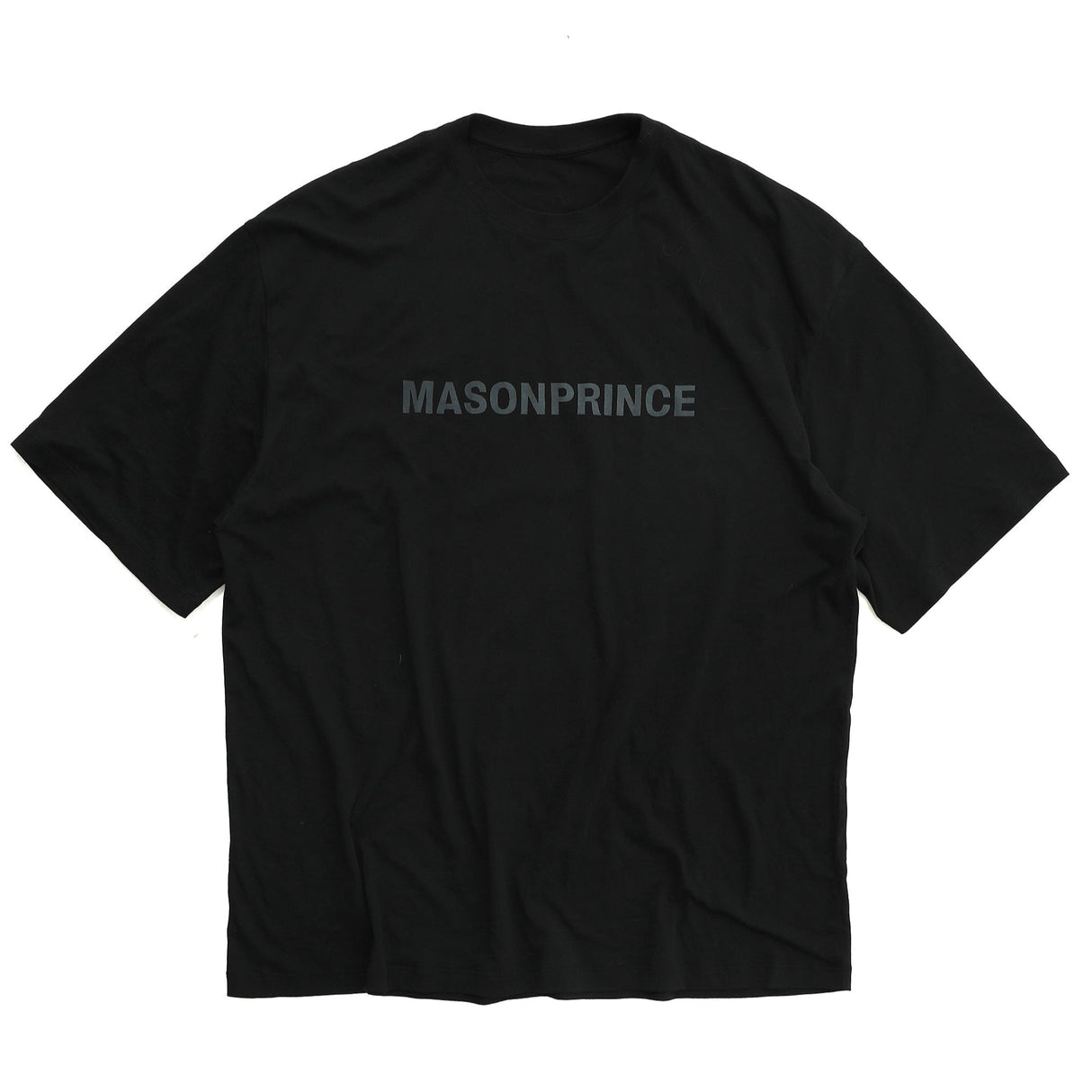 MASONPRINCE Lightweight Logo Tee Black MASONPRINCE MASONPRINCE - originalfook singapore