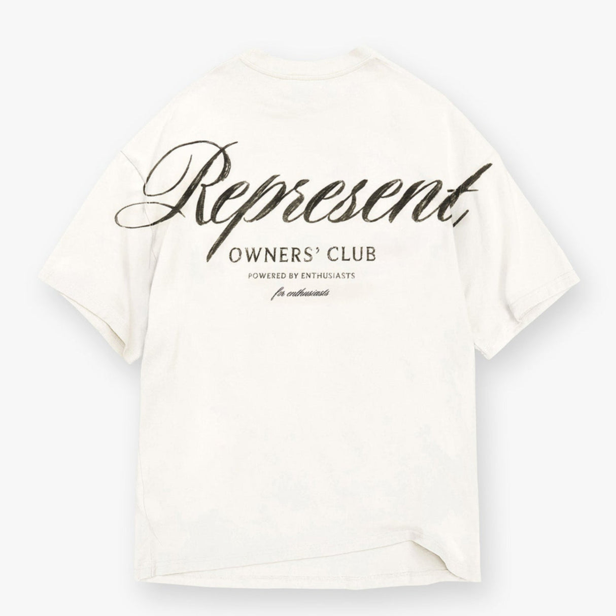 Represent Owners Club Script Tee White REPRESENT REPRESENT - originalfook singapore