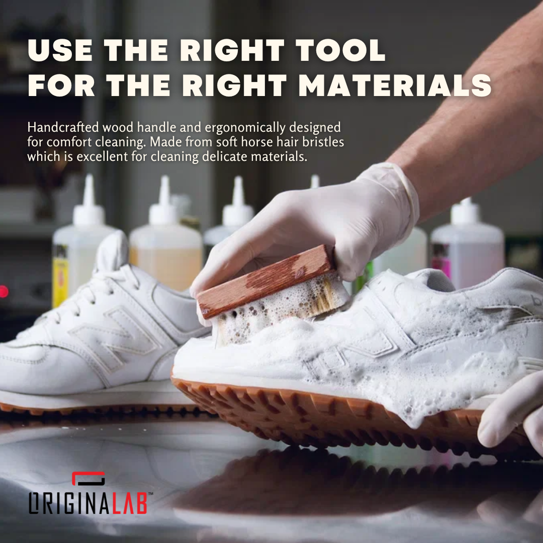 ORIGINALAB Premium Shoe Cleaning Brush | Horse Hair Bristle ORIGINALAB ORIGINALAB - originalfook singapore