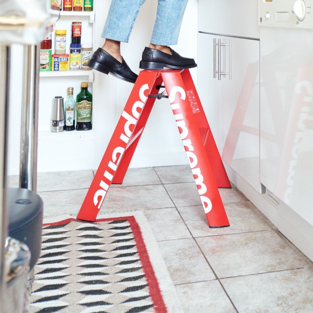 Supreme Lucano Step Ladder Stool Red SUPREME SUPREME - originalfook singapore