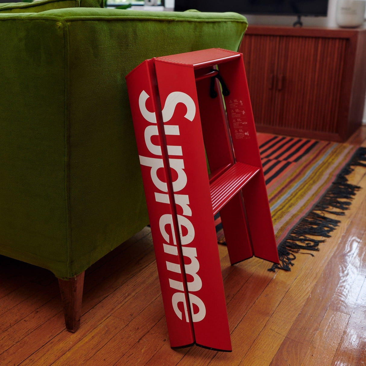 Supreme Lucano Step Ladder Stool Red SUPREME SUPREME - originalfook singapore