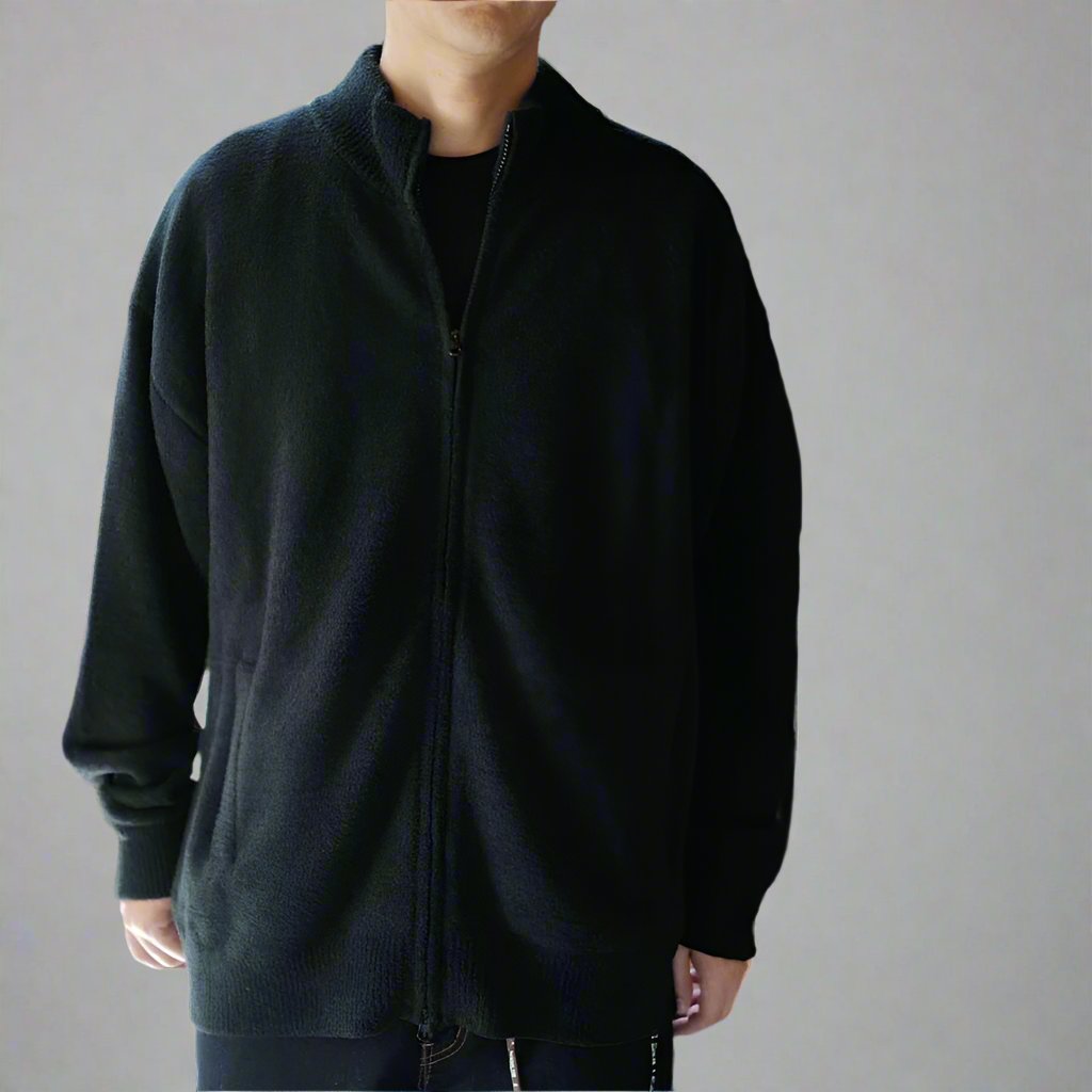 Mastermind World Lounge Full Zip Track Jacket Black MASTERMIND JAPAN MASTERMIND JAPAN - originalfook singapore
