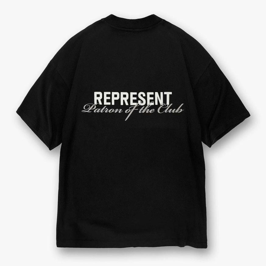 Represent Patron Of The Club Tee Black REPRESENT REPRESENT - originalfook singapore