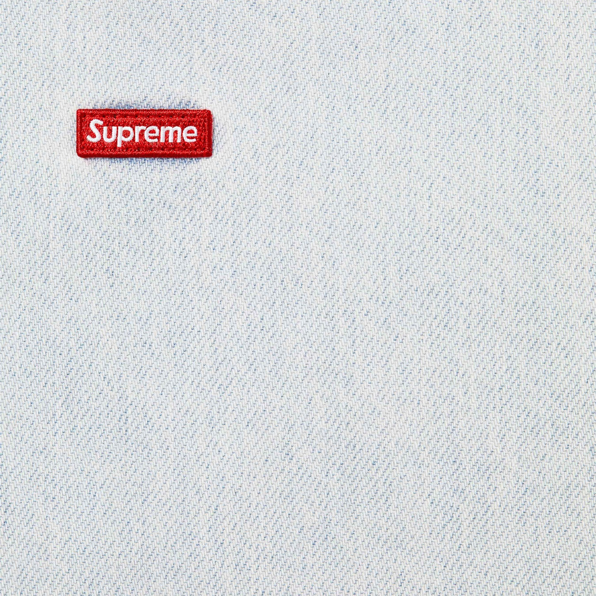 Supreme Small Box Logo Denim Shirt Light Indigo - ORIGINALFOOK